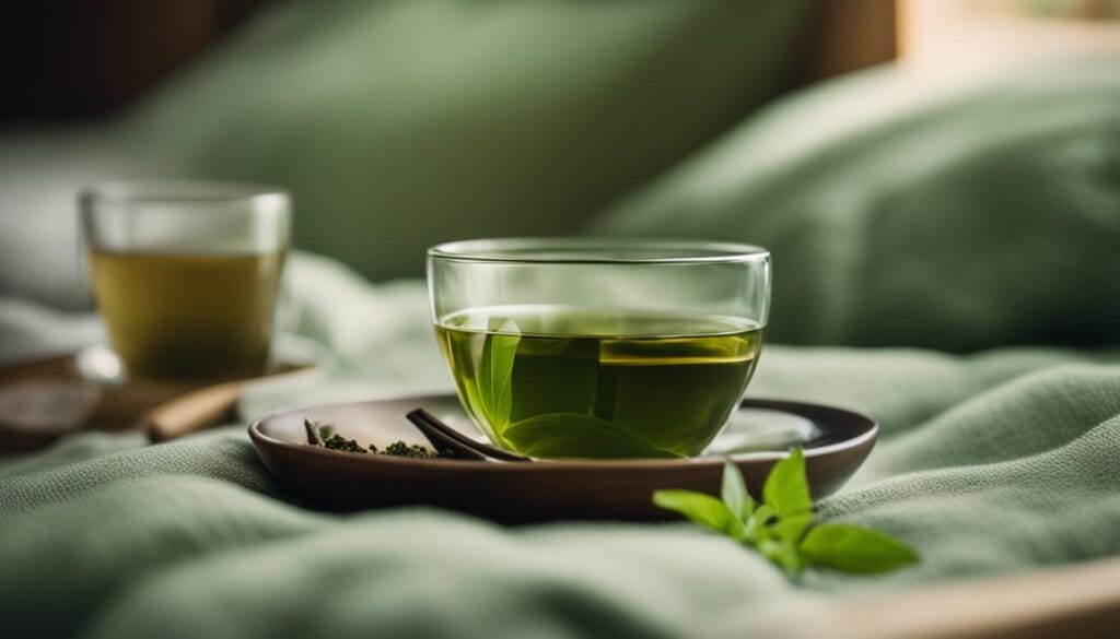 green tea and sleep