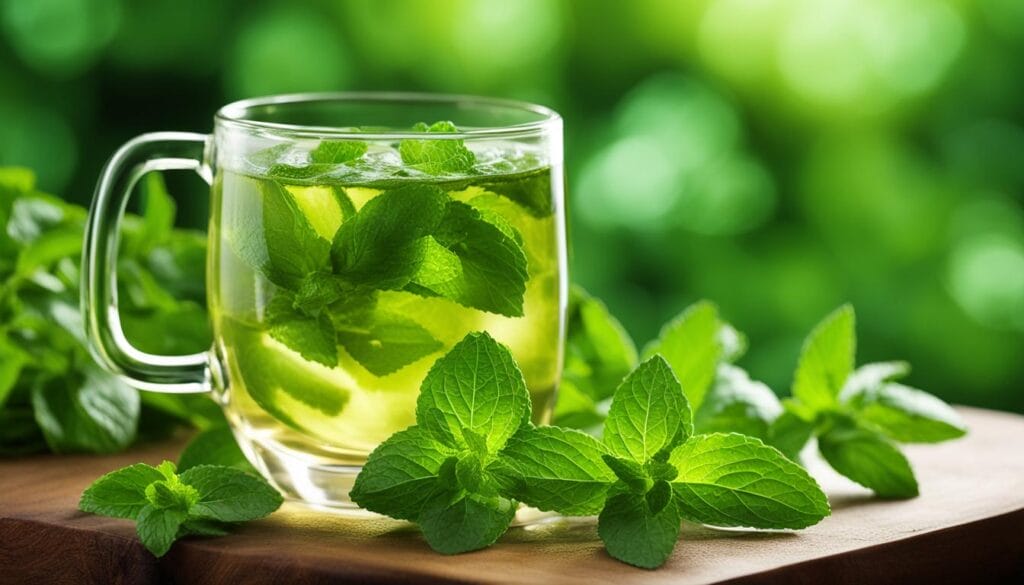 Refreshing Mint Green Tea