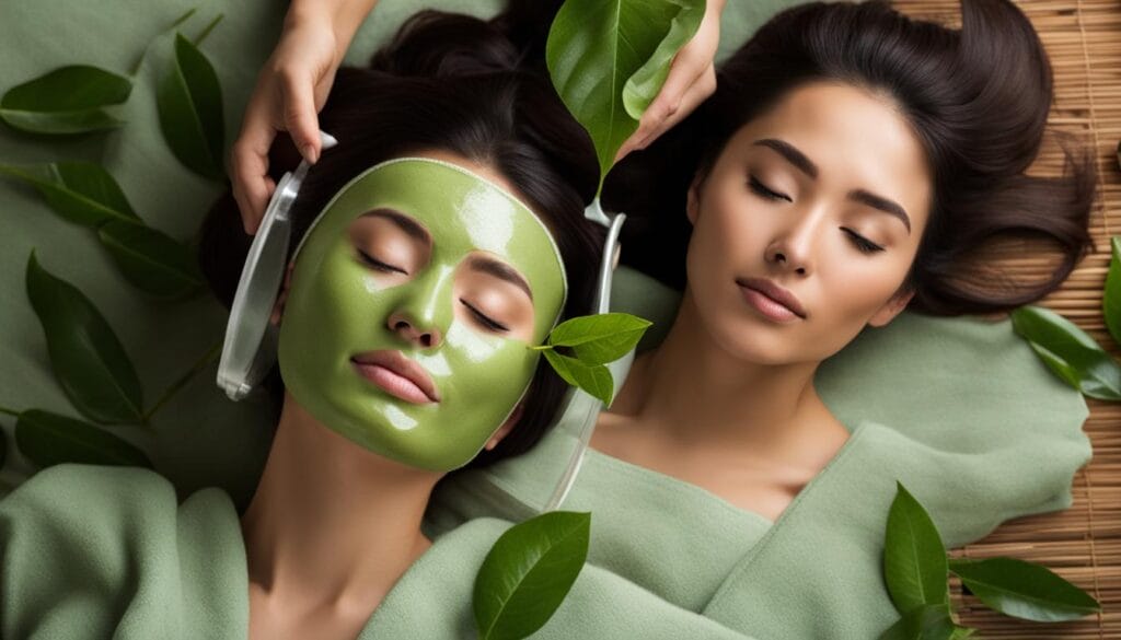 green tea face masks