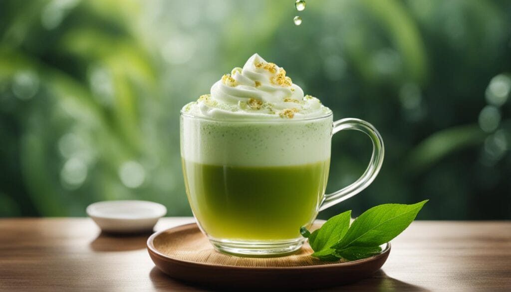 green tea latte recipe