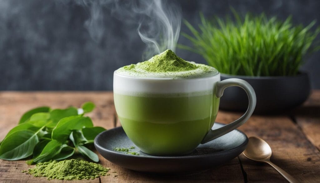 matcha green tea latte