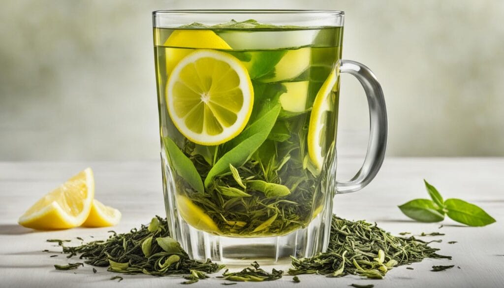 antioxidant properties of green tea and lemon