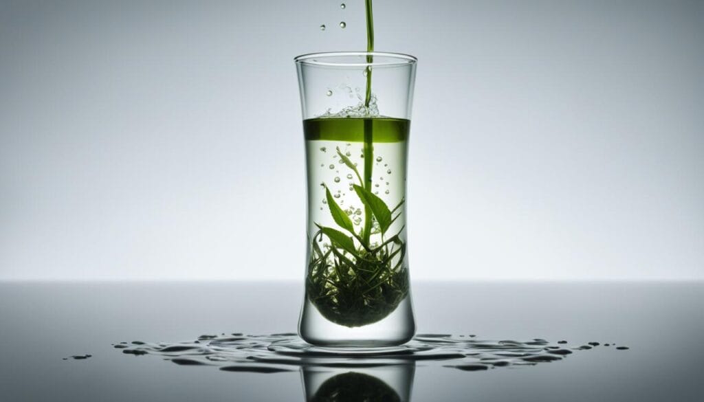 decaffeinating green tea