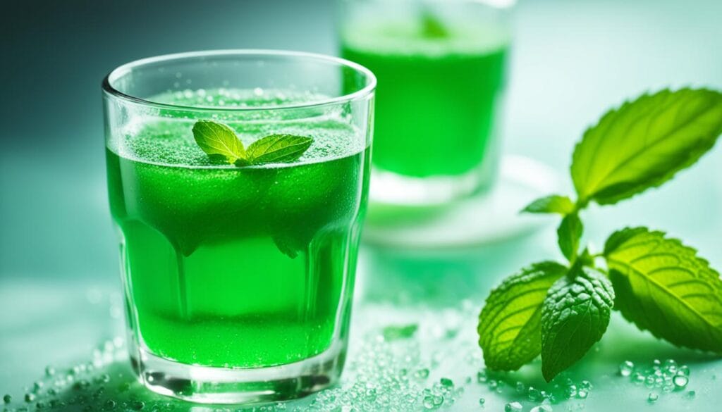 green tea shot