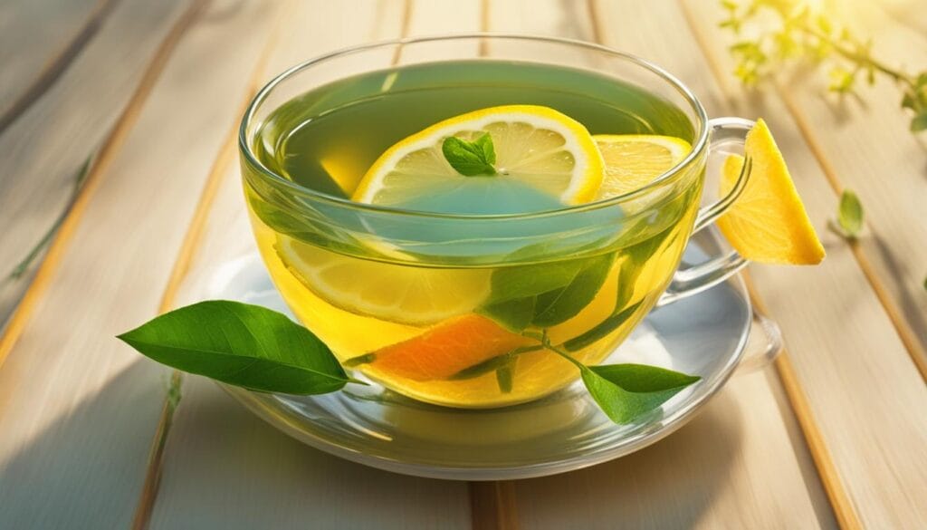green tea with lemon and immunity