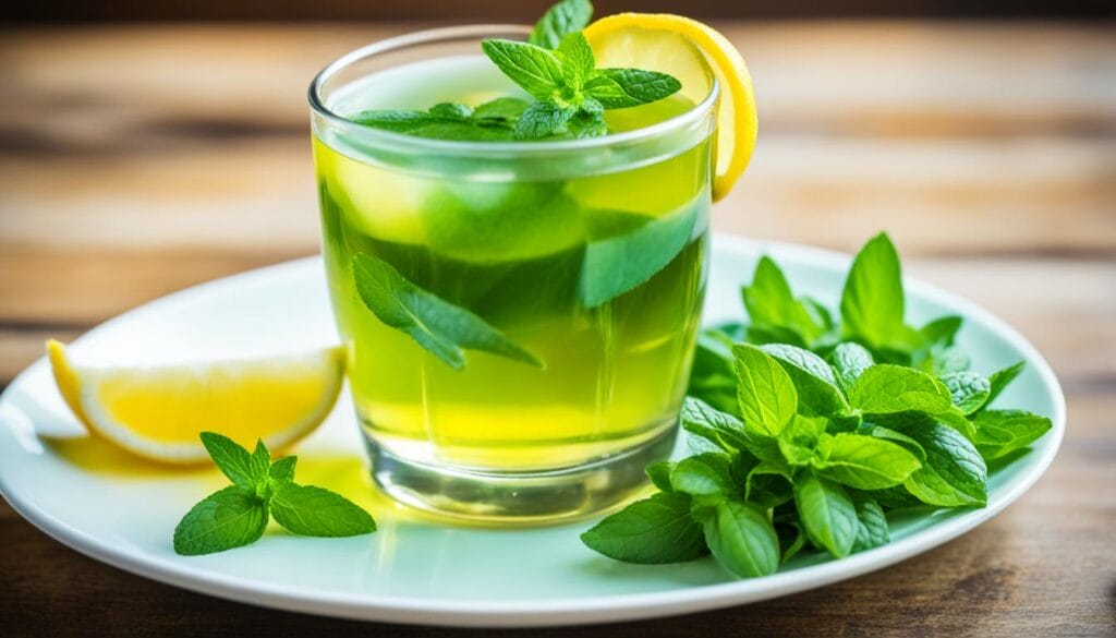 refreshing green tea shot recipe