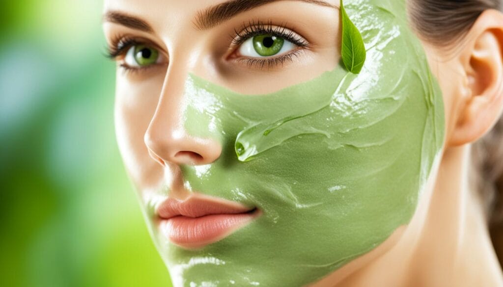 rejuvenating green tea mask