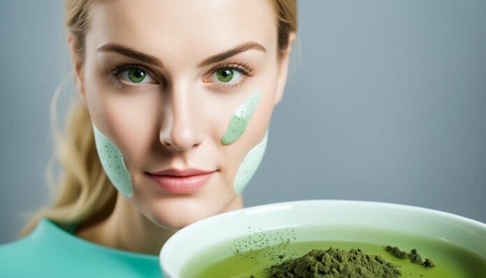 green tea mask for blackheads