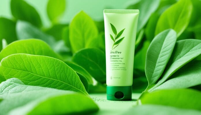 innisfree green tea foam cleanser