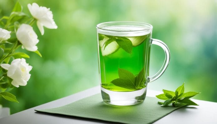 pure leaf unsweetened green tea