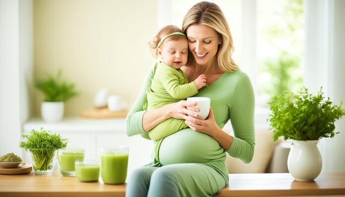 can i drink green tea while breastfeeding