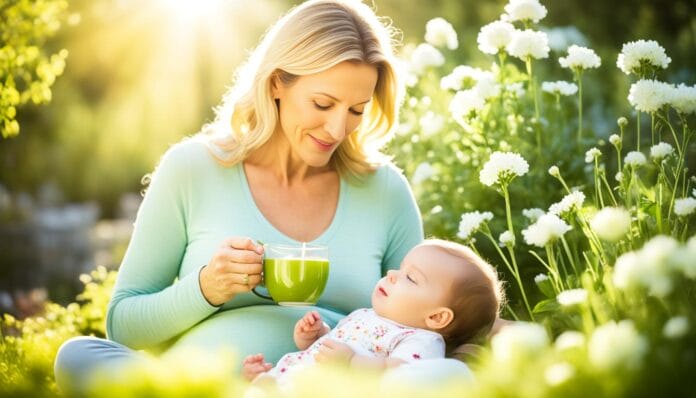 can you drink green tea while breastfeeding