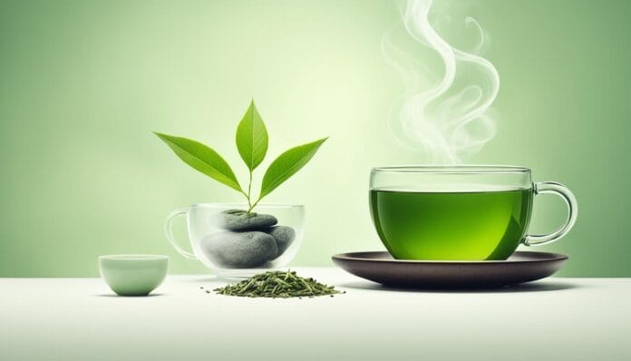 green tea while fasting