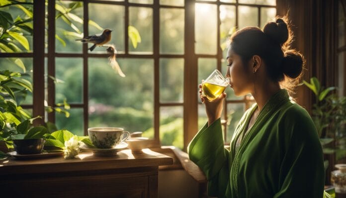 when is the best time to drink green tea