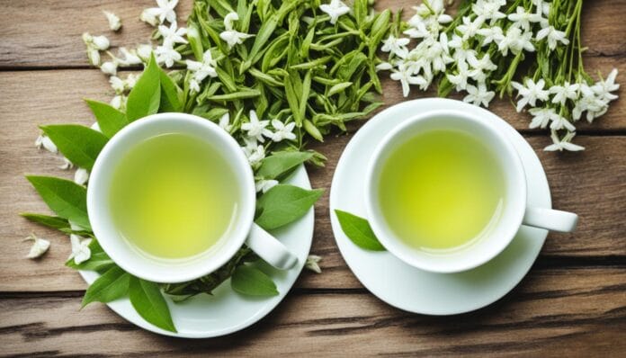 white tea caffeine vs green tea