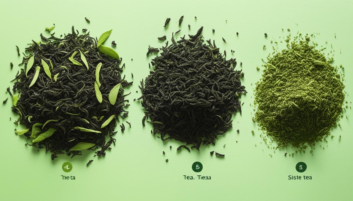 black tea taste vs green tea flavor profile