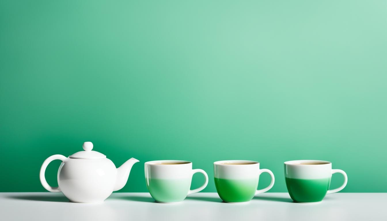 caffeine levels in white tea vs green tea