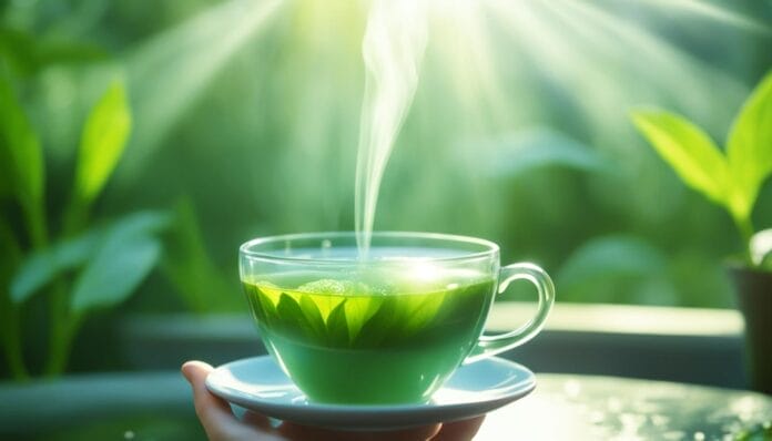 can i drink green tea while fasting