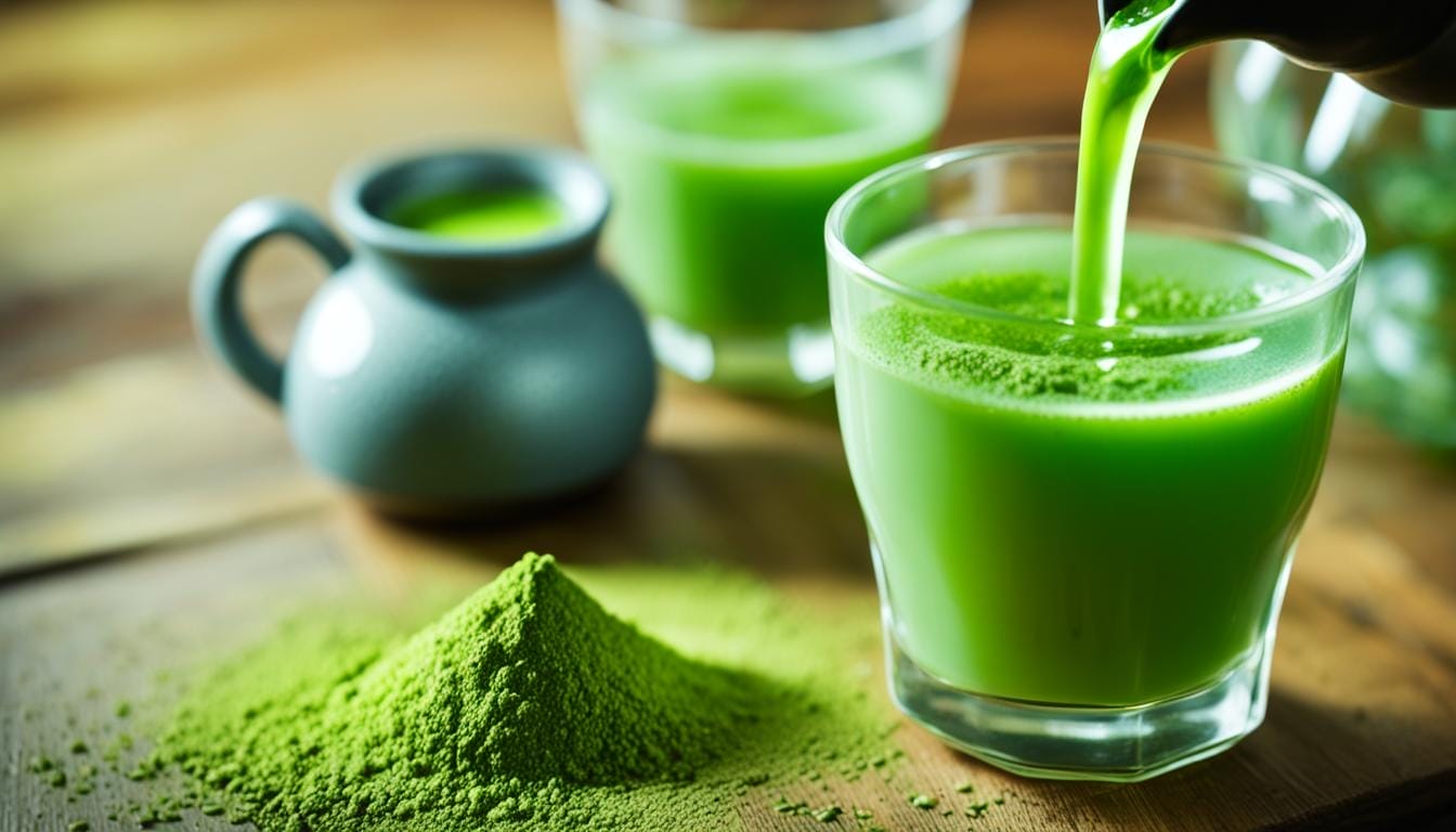 green tea shot recipe