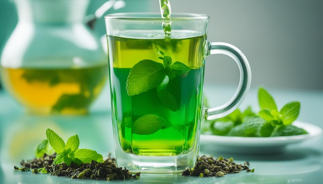 how to make green tea shot