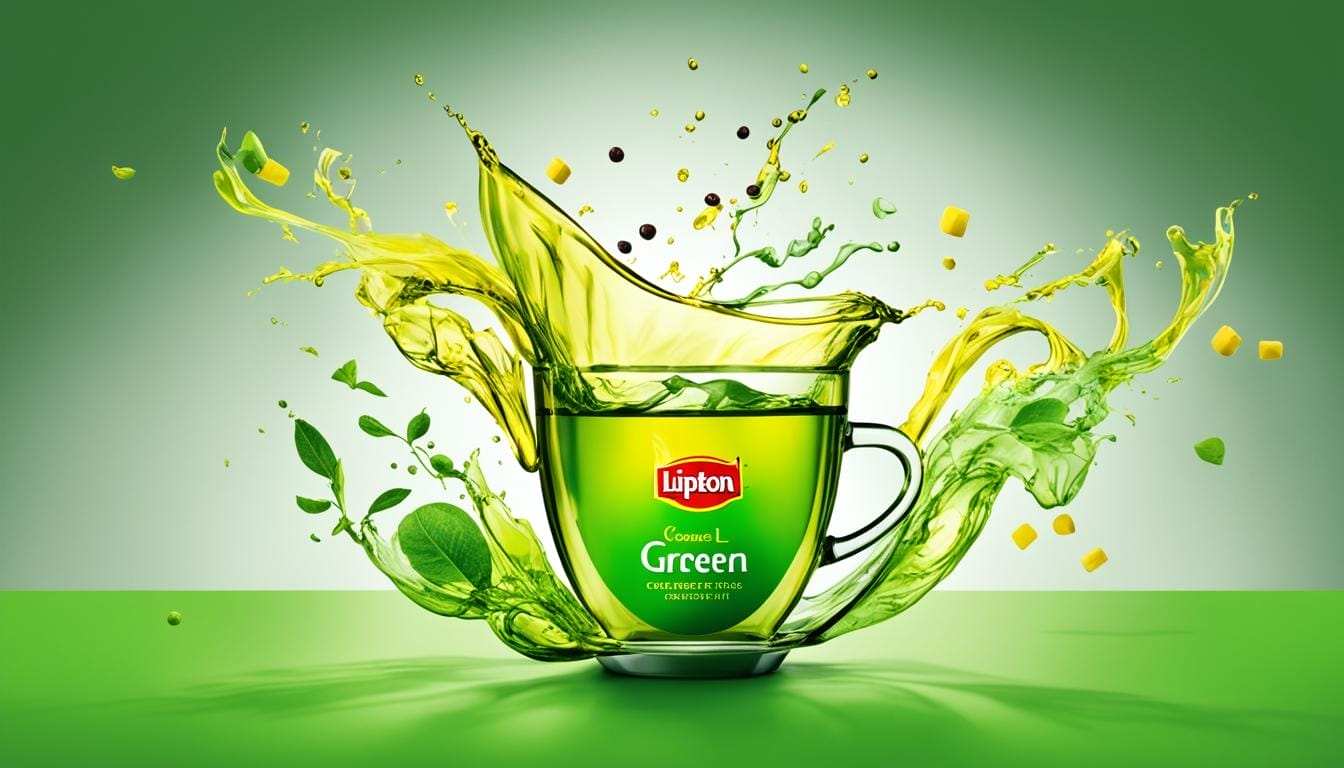 lipton green tea caffeine level