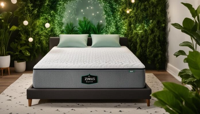 zinus 12 inch green tea cooling gel memory foam mattress