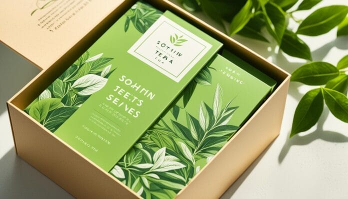 green tea box