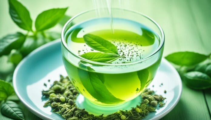 green tea help with bloating