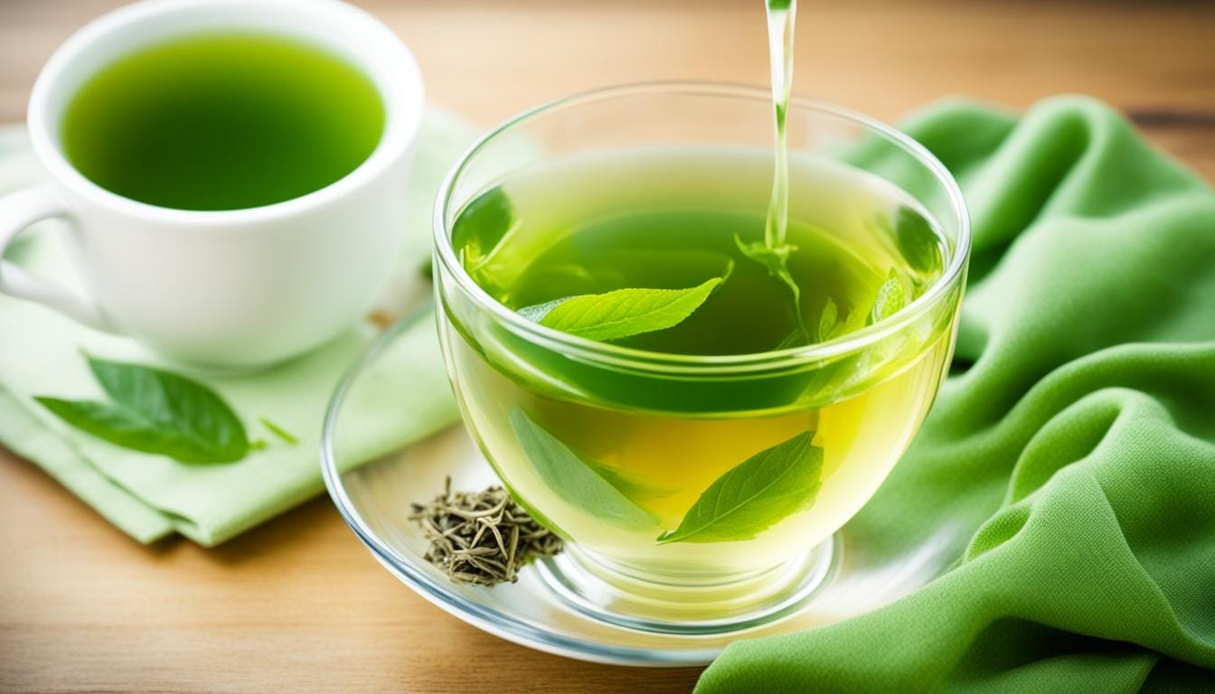 green tea stomach bloating