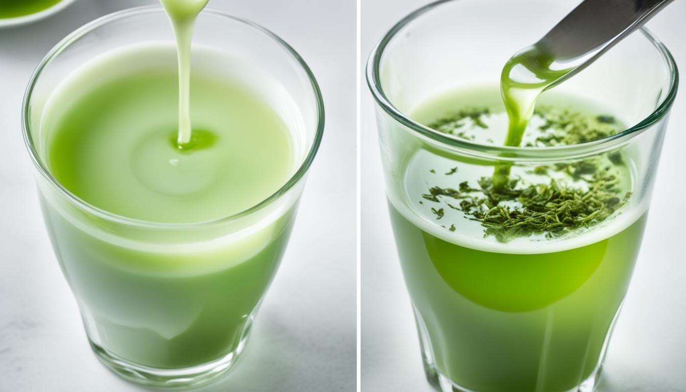 how to make milk green tea