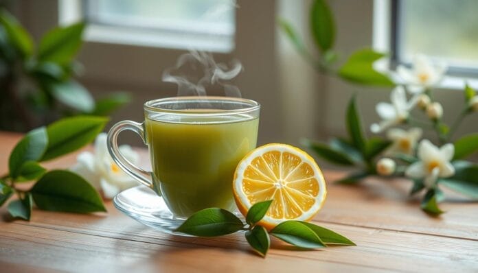 benefits of green tea with lemon