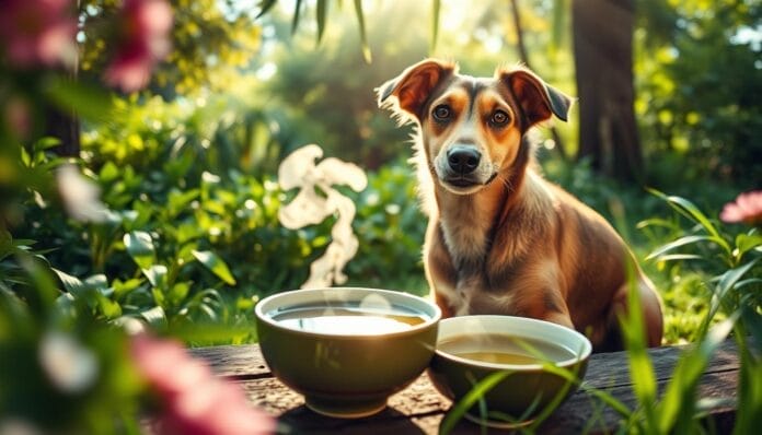 can dogs have green tea