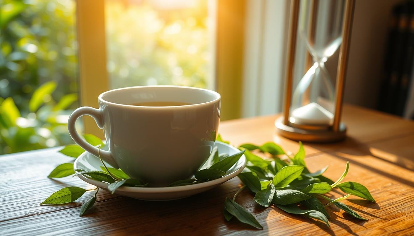 Green tea and intermittent fasting