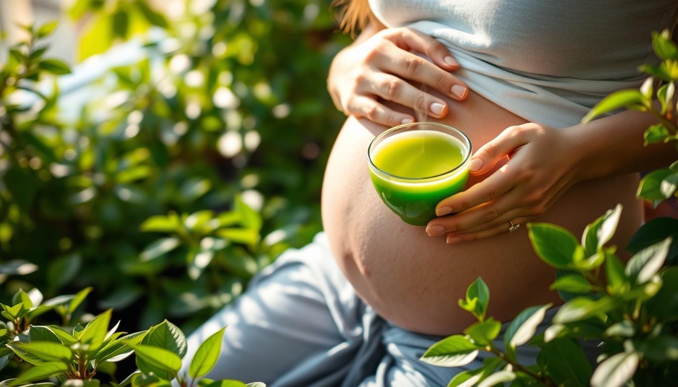 caffeine in green tea pregnancy