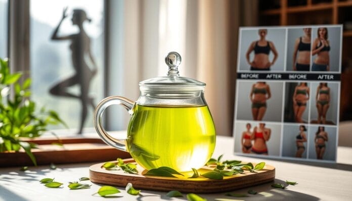 green tea fasting results