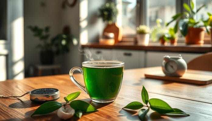 intermediate fasting and green tea