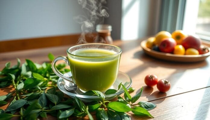 intermediate fasting with green tea