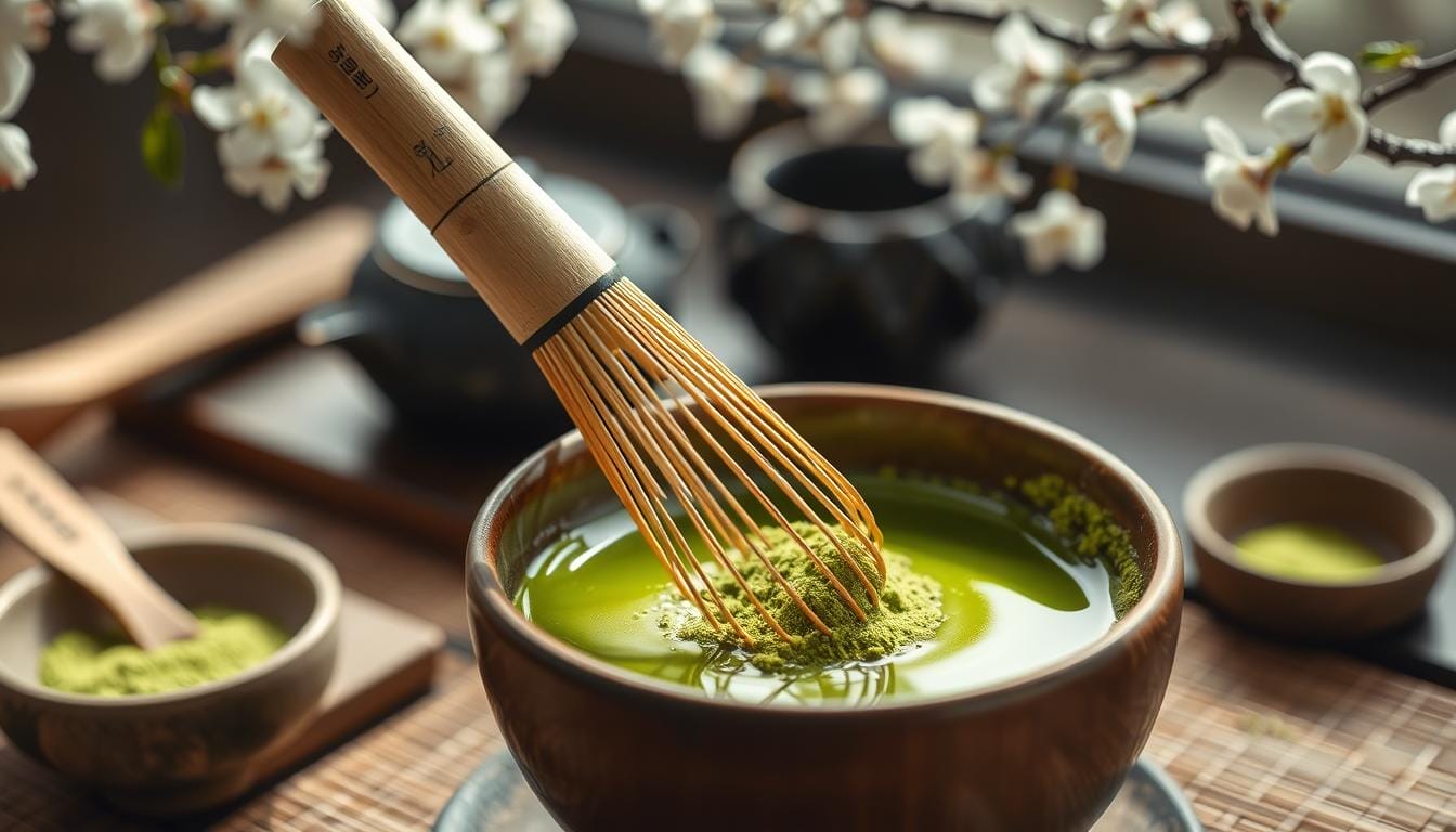 matcha whisk technique