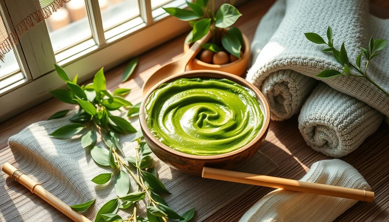 green tea hair mask