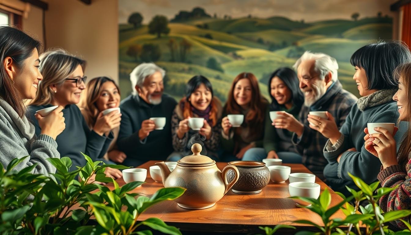 community green tea stories