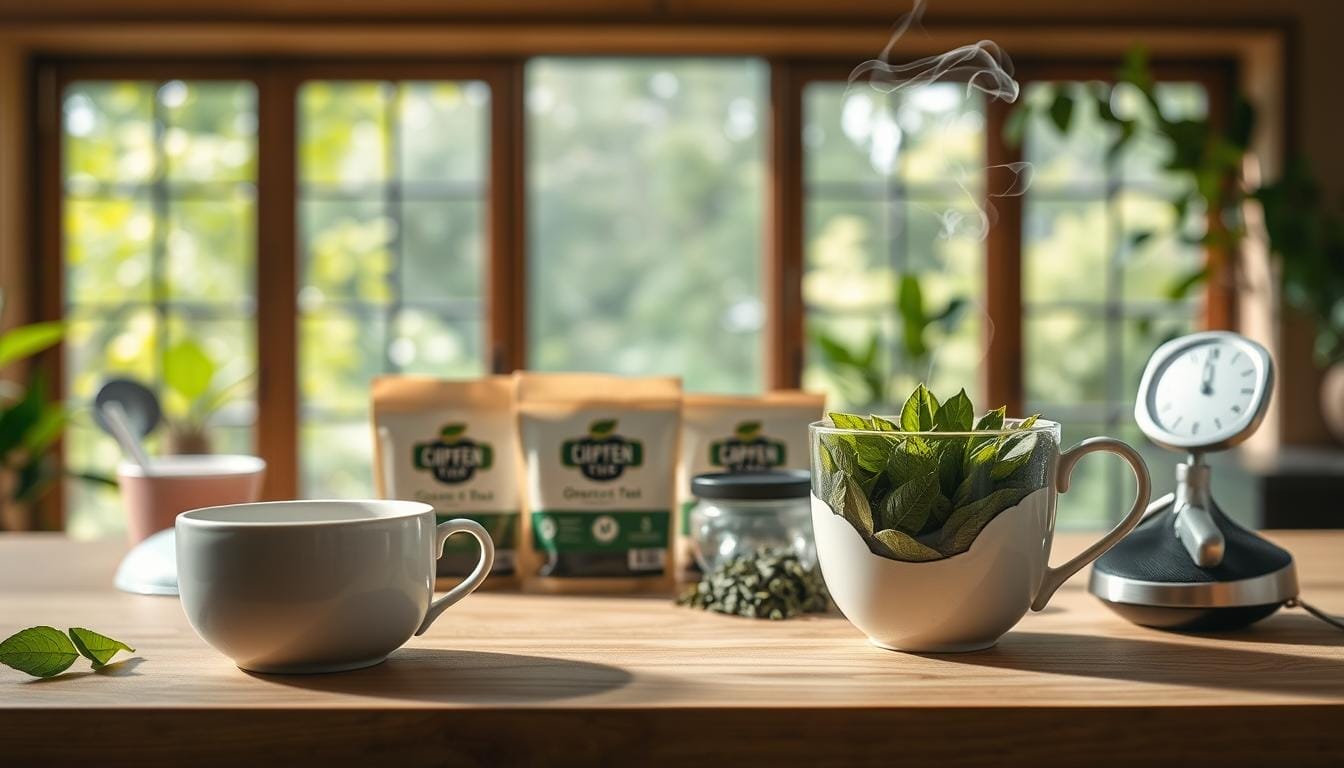 managing caffeine with green tea