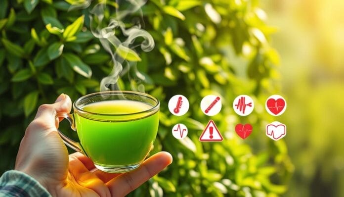 green tea overdose warning signs