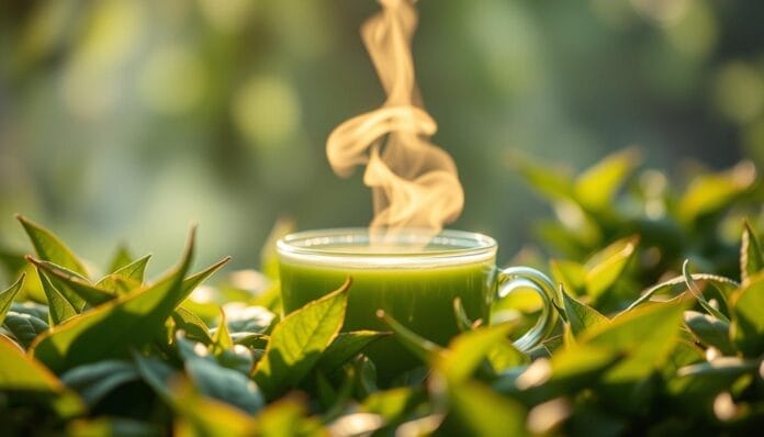 nausea after drinking green tea