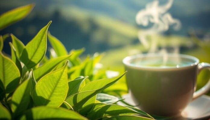 nausea from green tea intake