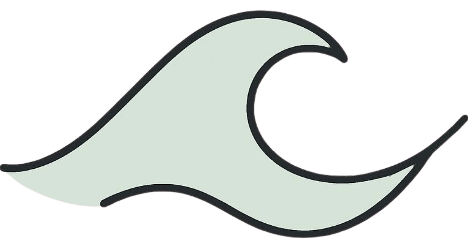 smooth flowing wave icon